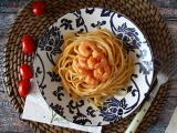 Ricetta Pasta con gamberi e pomodorini