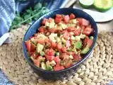 Ricetta Insalata di anguria, feta, avocado e cetriolo: super fresca!