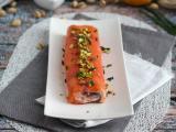 Ricetta Rotolo di salmone con ricotta e pistacchi