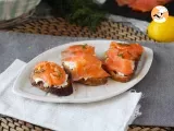 Ricetta Bruschette al salmone affumicato e formaggio fresco