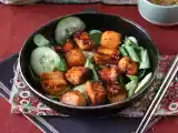 Ricetta Bocconcini di salmone in friggitrice ad aria con marinatura asiatica