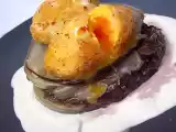 Ricetta Uova croccanti con radicchio precoce e crema al parmigiano