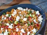 Ricetta Insalata di couscous e gazpacho: una ricetta fresca, originale e senza cottura