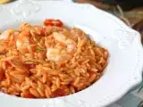 Ricetta Risoni con pomodori e gamberetti: ricetta cremosa e facile