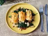 Ricetta Merluzzo in friggitrice ad aria con spinaci, fagioli e chorizo