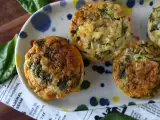Ricetta Muffin salati con cottage cheese e spinaci in friggitrice ad aria