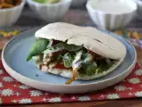 Ricetta Shawarma di pollo in friggitrice ad aria con salsa tahini