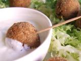 Ricetta Mini polpette di melanzane in salsa tzatziki