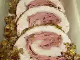 Ricetta Rollata di tacchino in crosta di pistacchi
