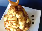 Ricetta Croquembouche ai tre formaggi e caramello al vino cotto