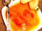 Ricetta Crema di zucca alla curcuma e zafferano con fili di riso