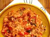 Ricetta Risotto alle erbe aromatiche, peperoni ed erbette