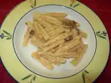 Ricetta Casarecce con funghi tonno yogurt e pomodoro