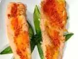 Ricetta Filetti di trota salmonata al sesamo e zafferano