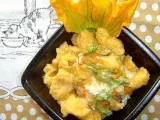 Ricetta Gnocchetti di zucca con crema al gorgonzola e fiori di zucchina