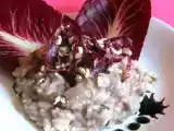Ricetta Risotto al radicchio, brie e mandorle