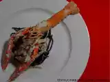 Ricetta Spaghetti al nero di seppia con ricotta, scampi e carciofi