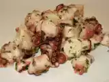 Ricetta Polpo (o polipo o piovra) con colatura di alici e foglie di sedano
