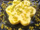 Ricetta Panna cotta allo zafferano su note agrumate e pistacchi