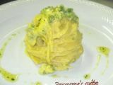 Ricetta Trenette alla carbonara di asparagi e tartufo nero