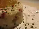 Ricetta Risotto porri, salame di cinghiale ed erba cipollina con cialda di parmigiano