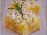 Ricetta Sbriciolata al limone, limoncello e profumo di rosmarino