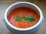 Ricetta Zuppa di pomodoro e lenticchie al profumo di basilico