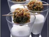 Ricetta Polpettine di spinaci in crosta di nocciole e crema al gorgonzola