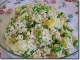 Ricetta Orzo in insalata tiepida con patate e piselli