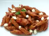 Ricetta Pasta fredda con patè di olive, pomodoro e mozzarella