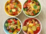 Ricetta Filetto di scorfano caramellato con ratatouille allo zenzero