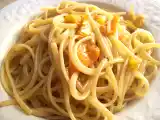 Ricetta Spaghetti peperoni e acciughe