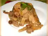 Ricetta Tacchino ai funghi e vino rosso con erbe aromatiche