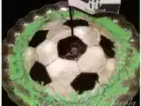 Ricetta Torta decorata di mmf a forma di pallone