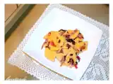 Ricetta Maltagliati di patate al radicchio, becon e nocciole