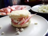 Ricetta Arepas con mortadella e feta