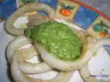 Ricetta Anelli di totano con salsa di sedano e rucola