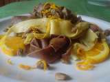 Ricetta Pappardelle al cacao con ragù d'anatra al profumo di arancia
