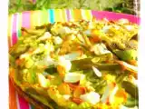 Ricetta Frittatona al forno con fagiolini, fiori di zucca, feta