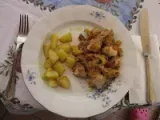 Ricetta Pollo in agrodolce e patate al curry