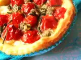 Ricetta Torta salata con mozzarella di bufala, capperi e pomodorini