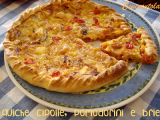 Ricetta Quiche cipolle, pomodorini e brie