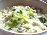 Ricetta Risotto lattuga e cipollotti