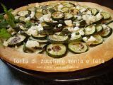 Ricetta Torta di zucchine, menta e feta