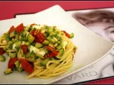 Ricetta Spaghettoni di gragnano con zucchine vere e pomodorini confit