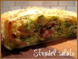 Ricetta Strudel salato con zucchine, speck e asiago