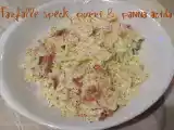 Ricetta Farfalle speck, porri e panna acida