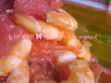 Ricetta Code di gamberi al gin e pompelmo rosa