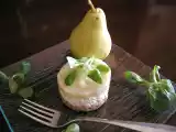 Ricetta Mini cheesecake al parmigiano con gelatina di pere