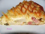 Ricetta Torta salata:pere, crescenza e pancetta